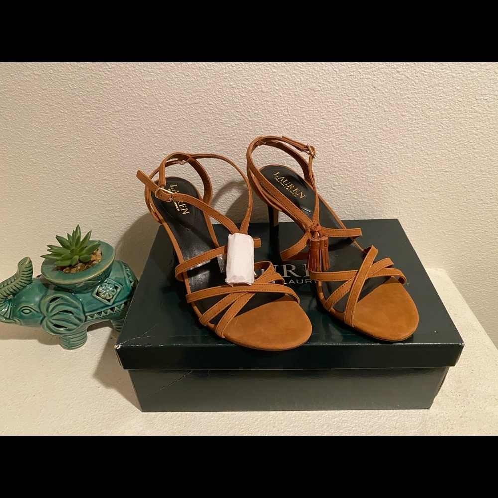 Ralph Lauren Gwendolyn heeled sandals 8.5B
